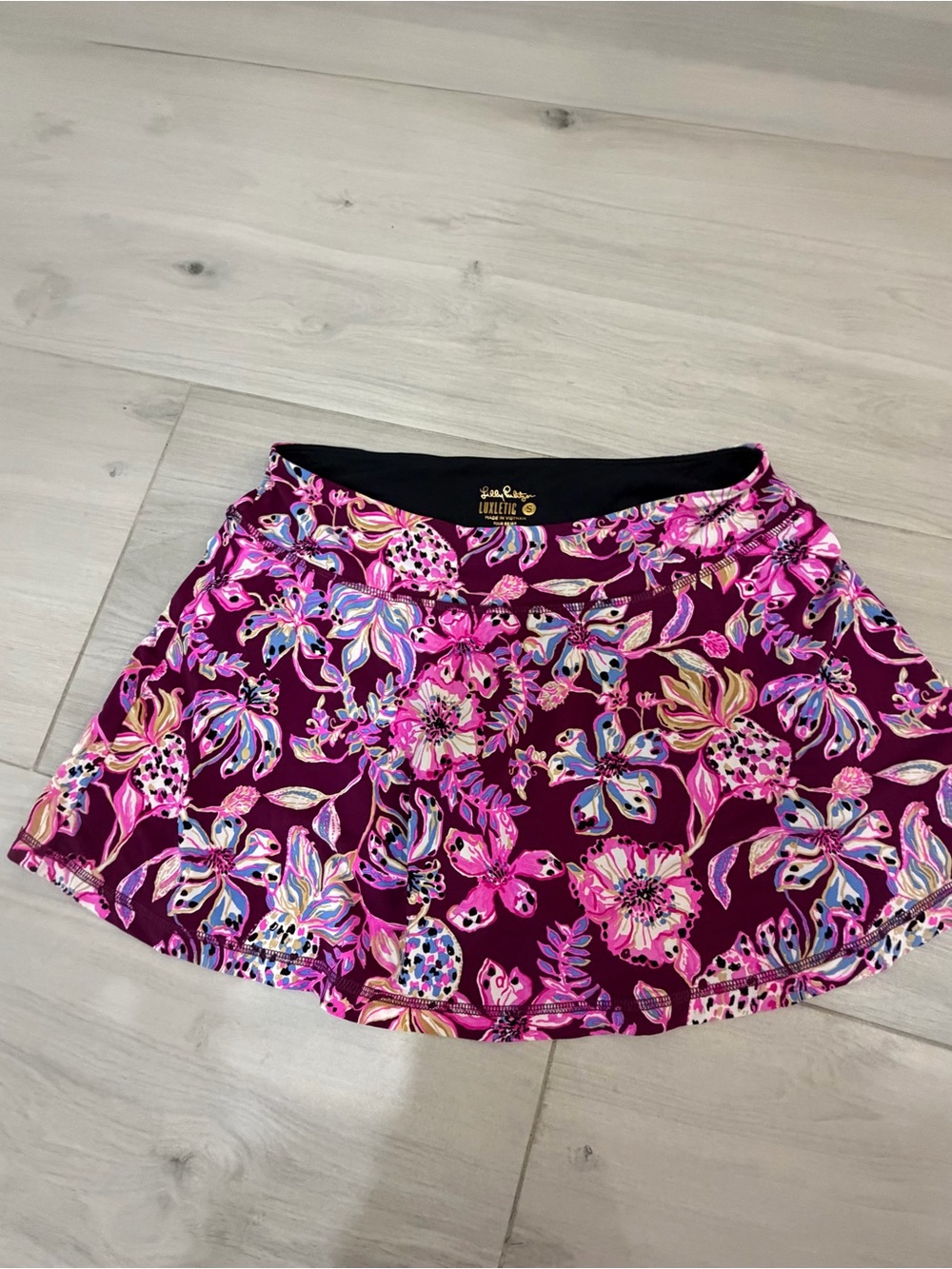 Lilly Pulitzer Magenta Floral Tennis Skort